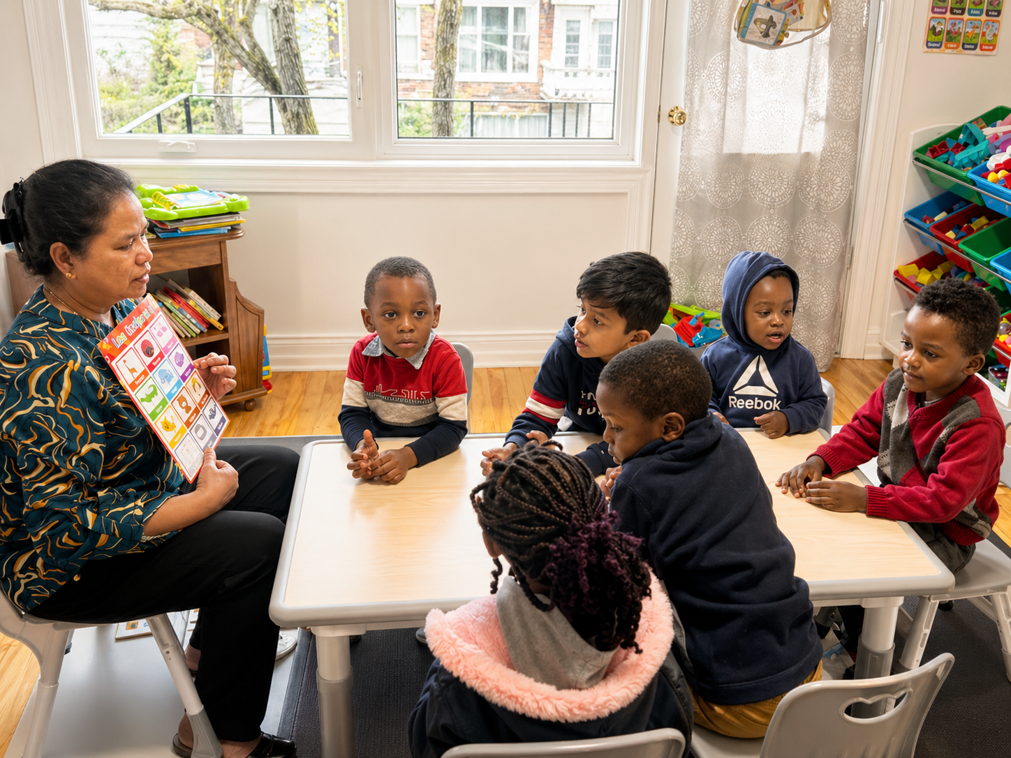 Children learning and playing at The Future Stars Daycare